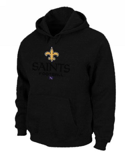 NFL Men's Nike New Orleans Saints Critical Victory Pullover Hoodie - Black